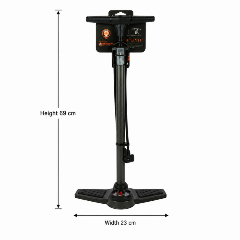 Bicycle Floor Pump – Compact