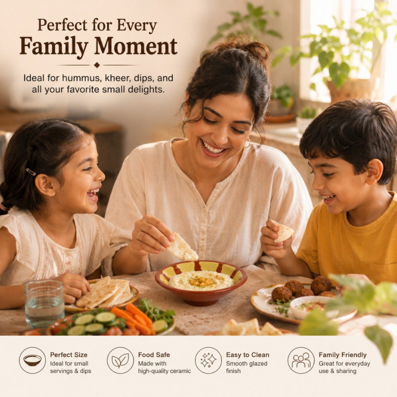 Bright Pro Melamine Bowl Designed for Everyday Cooking & Kitchen Excellence – Brown (H-4.5, W-15, DIA-6 CM)