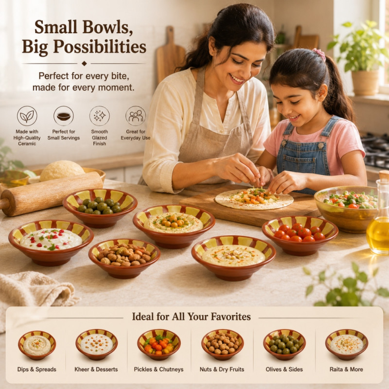 Bright Pro Melamine Bowl Designed for Everyday Cooking & Kitchen Excellence – Brown (H-4.5, W-15, DIA-6 CM)