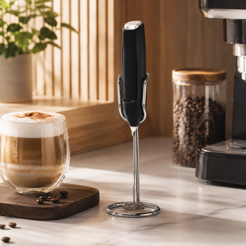 Milk Frother – Black (Silver)