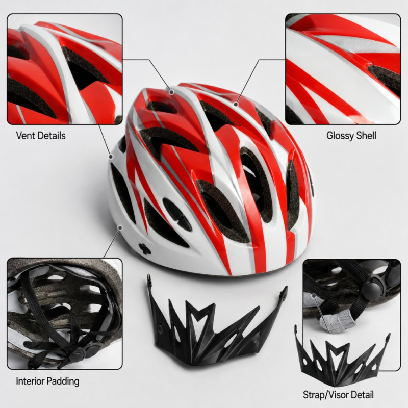 Helmet – Red (One Size)