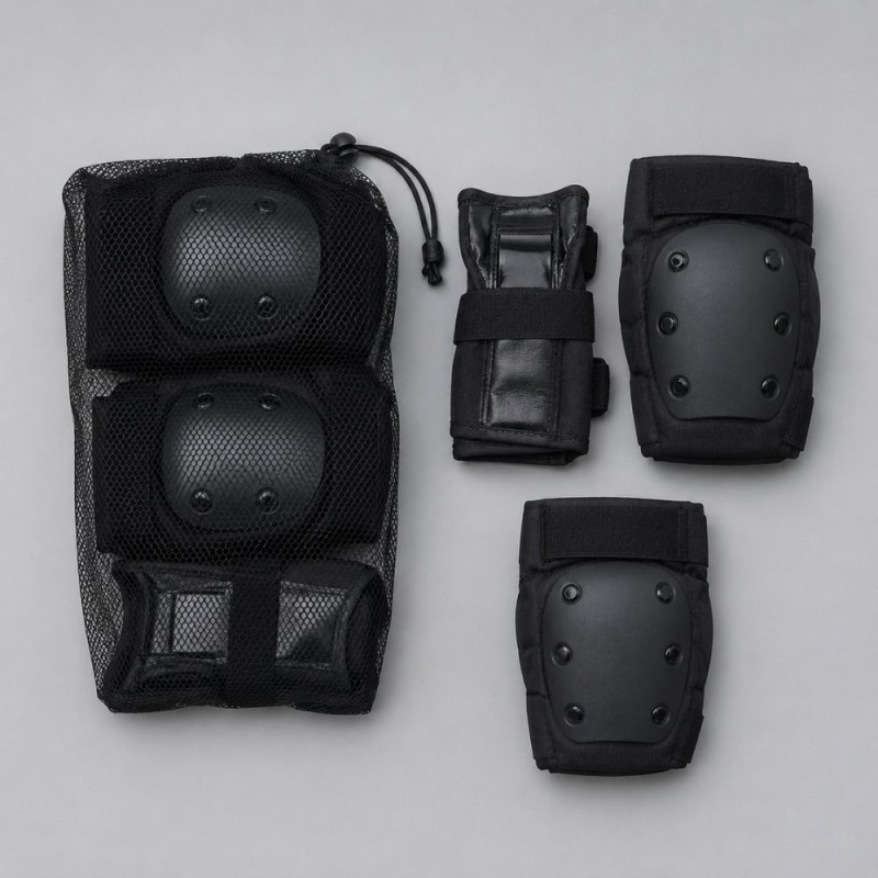 Knee Protective Gear Set – Black