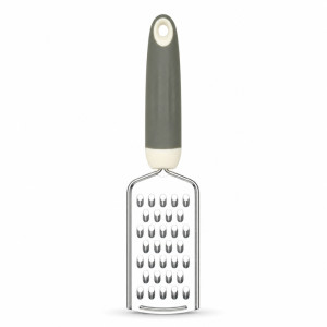 Premium Stainless Steel Handheld Grater – Ergonomic Gray Handle (24x6cm)