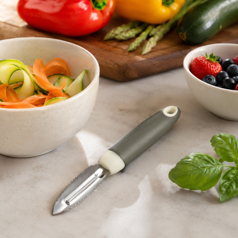 Rubber Form Kitchen Peeler Designed for Everyday Cooking & Kitchen Excellence – Silvet (H-20CM)