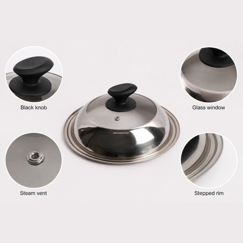 Stainless Steel Cookware Lid