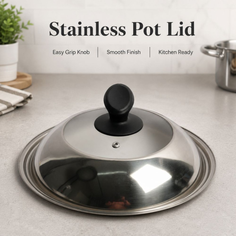 Stainless Steel Pot Lid - 30 cm