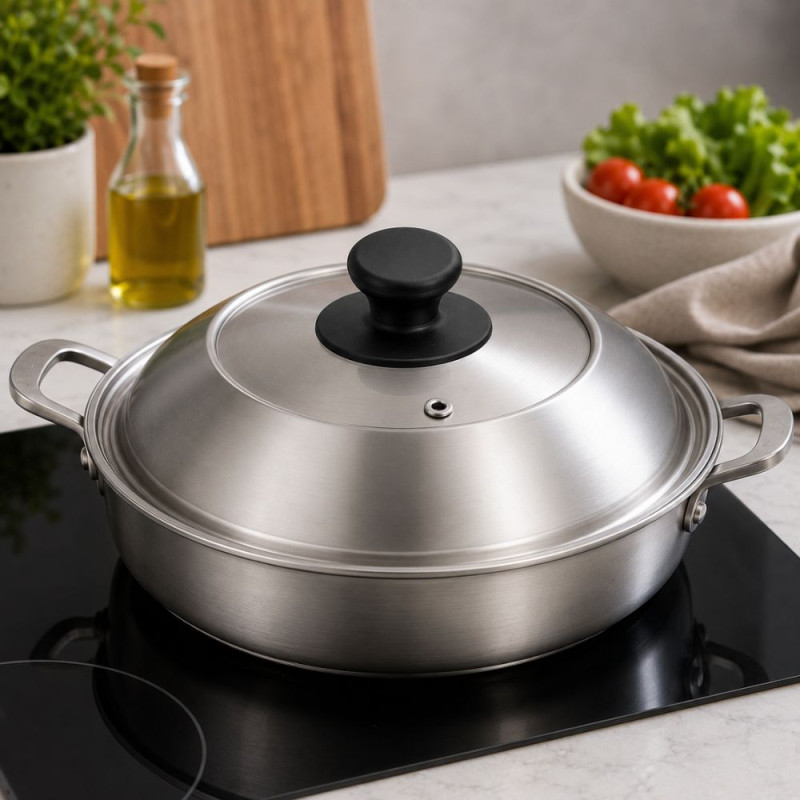 Stainless Steel Pot Lid - 30 cm
