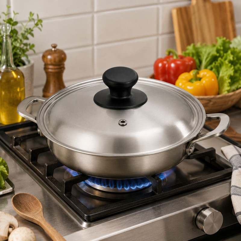 Stainless Steel Pot Lid - 30 cm