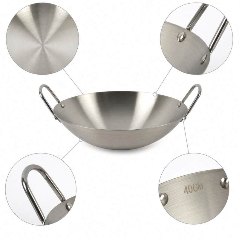 Stainless Steel Wok
