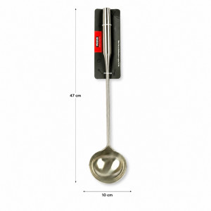 Soup Ladle with Long Handle – Silver (38)
