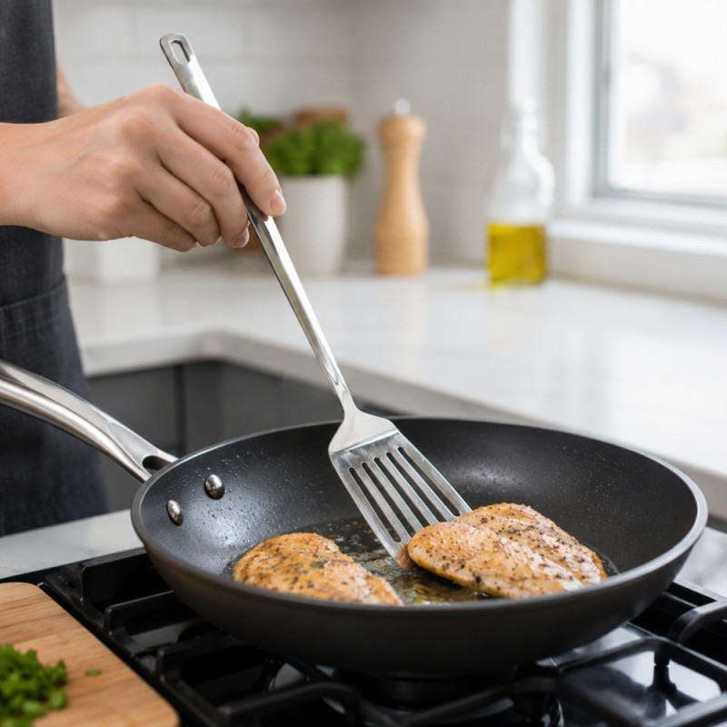 Slotted Turner Spatula – Stainless Steel