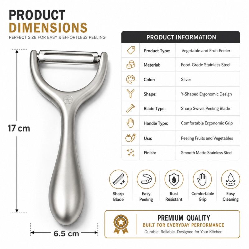 Stainless Steel Vegetable Peeler