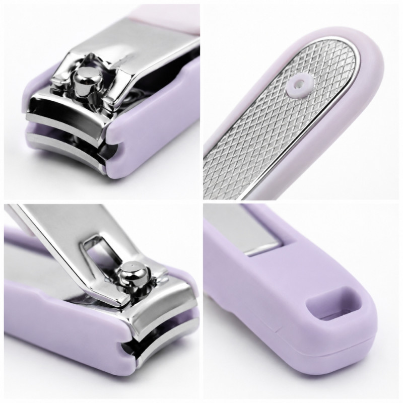 Elite Purple Unique Bargains Cartoon Radish Nail Clipper – lavender (9.5 x 2cm)