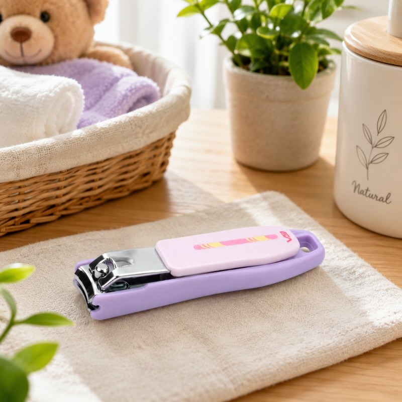 Elite Purple Unique Bargains Cartoon Radish Nail Clipper – lavender (9.5 x 2cm)