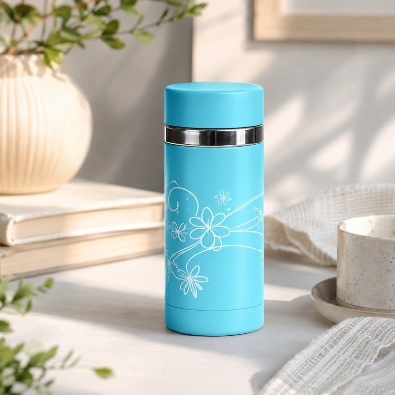 Insulated Travel Mug – Blue 