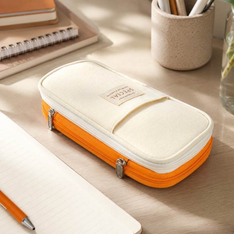 Eco-Friendly Pencil Case – Beige (38)