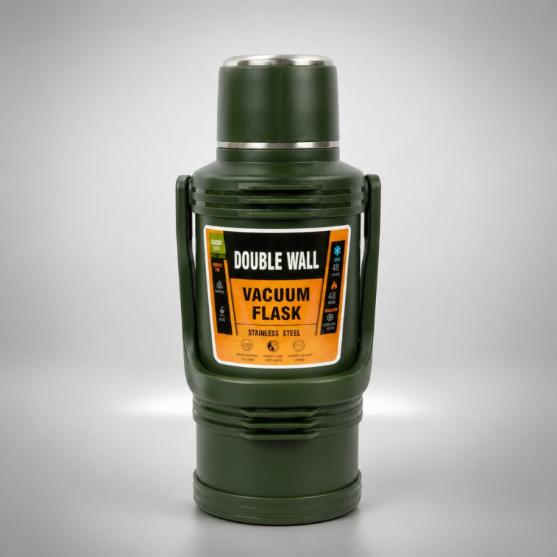 Professional Hiking Vacuum Flask – Forest Green (41cm)