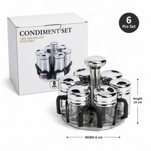 38-Spice Rack – Silver (Clear)