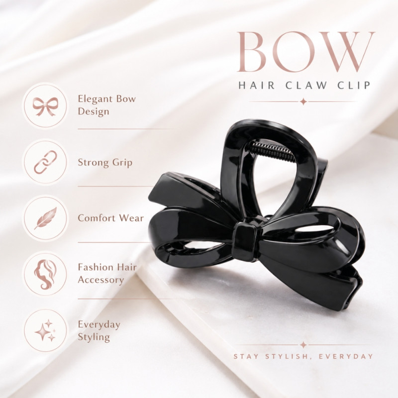 Professional Hair Styling Tool – Black Ionic Technology (5x8cm)