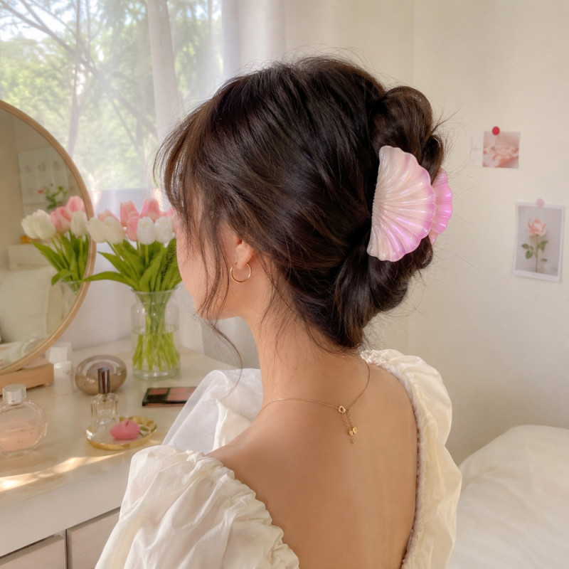 Professional Hair Styling Tool – Light Pink Ionic Technology (9.5x6cm)