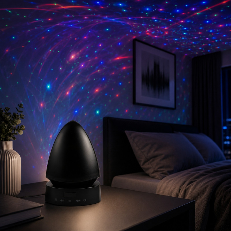 Projection Lamp – Black (Height:16.5cm)