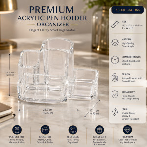 Acrylic Desk Organizer