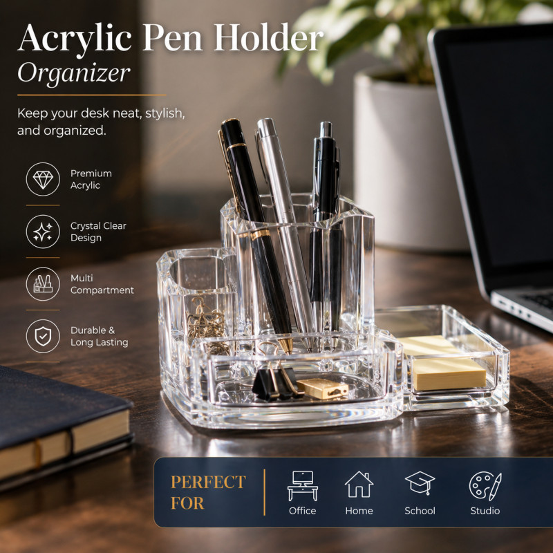 Acrylic Desk Organizer