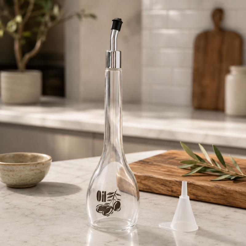 Elegant Glass Olive Oil Spray Bottle