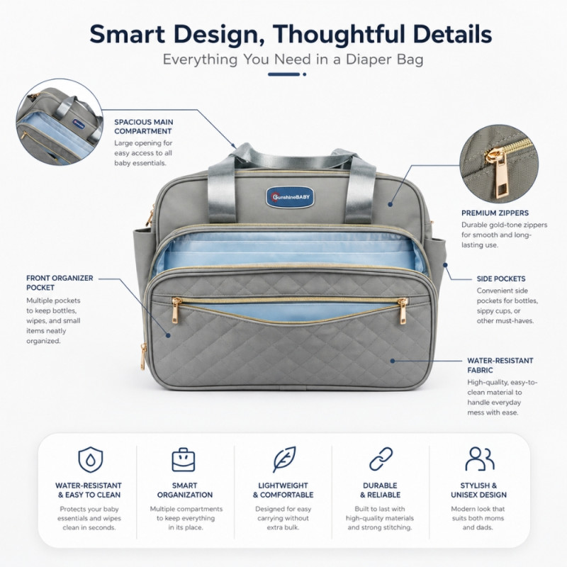 Professional 40cm Business Laptop Backpack – Heather Grey