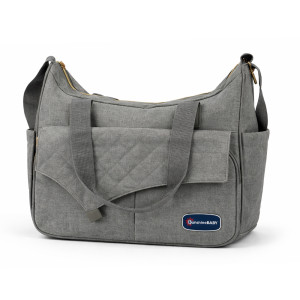 Multi-Functional Baby Diaper Caddy Organizer – Heather Grey (38cm)