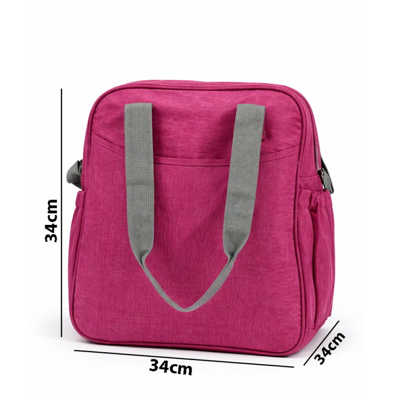 Multi-Functional Baby Diaper Caddy Organizer – Sweet Pink (34cm)