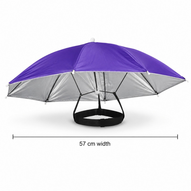 Umbrella Head Cover – Purple