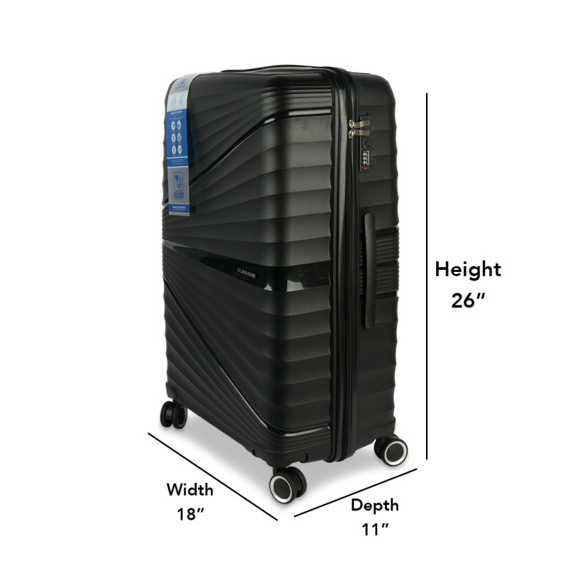 Black Rose Polypropylene Trolley (24 inches) - Black