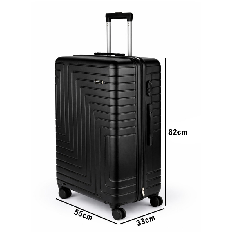 Black Rose 32-Inch ABS Hard Shell Trolley Luggage (82cm)