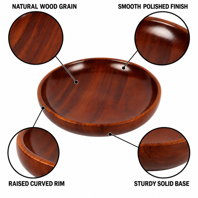 Wooden Serving Bowl
