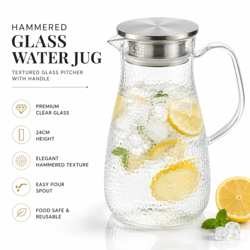 Crystal Clear Glass Tumbler Set – Transparent Premium Quality (24 x 9cm)