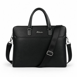 Executive Sleek Business Briefcase – Premium Black Leather (39cm) Executive Sleek Business Briefcase – Premium Black Leather (39cm)