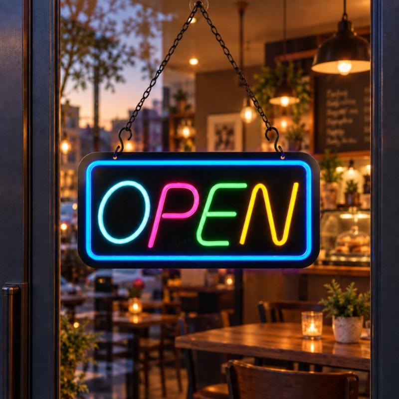 Neon Open Sign