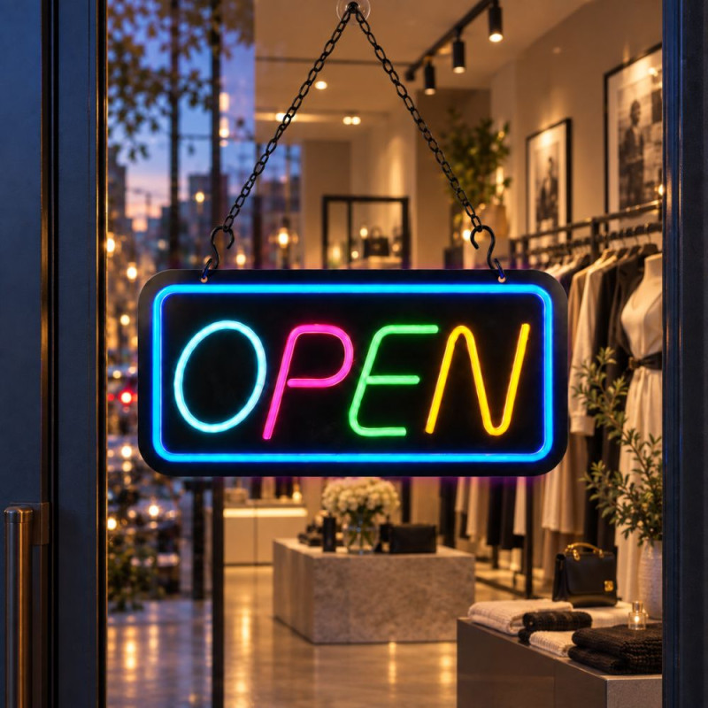 Neon Open Sign