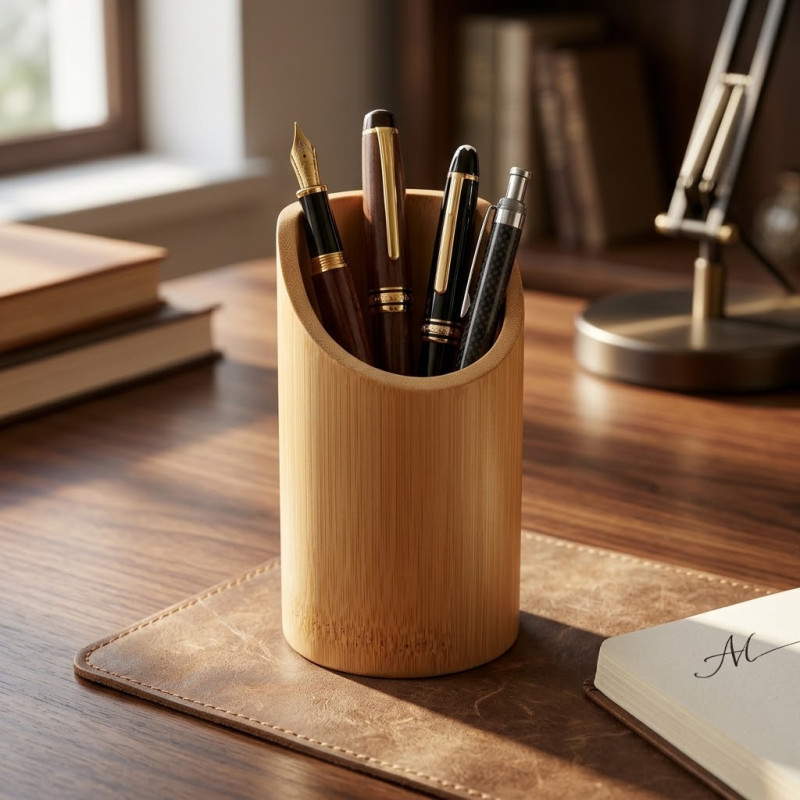 Bamboo Pencil Holder