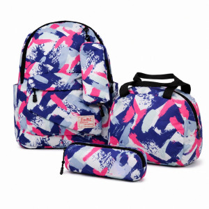 Kids Multi Color Geometric School or Adventure Backpack (42cm) Kids Multi Color Geometric School or Adventure Backpack (42cm)