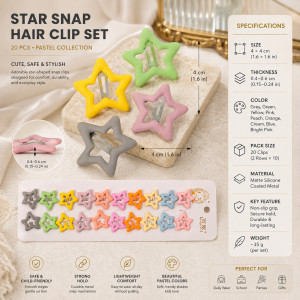 Star Hair Clips