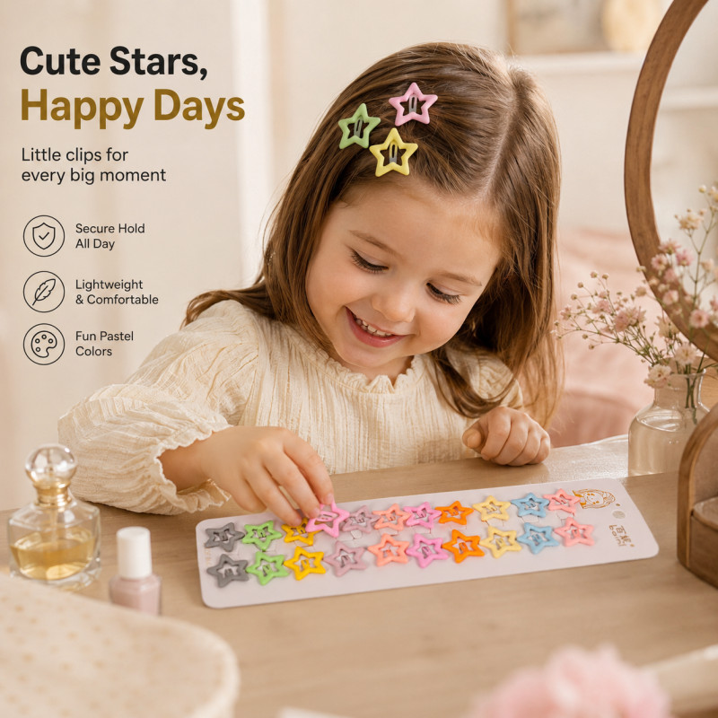 Star Hair Clips
