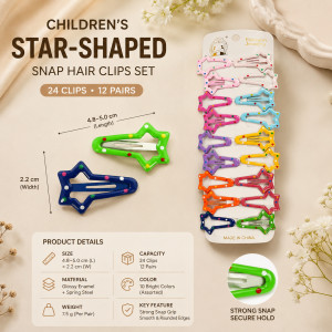 Star Hair Clips