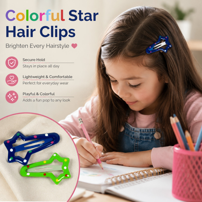 Star Hair Clips