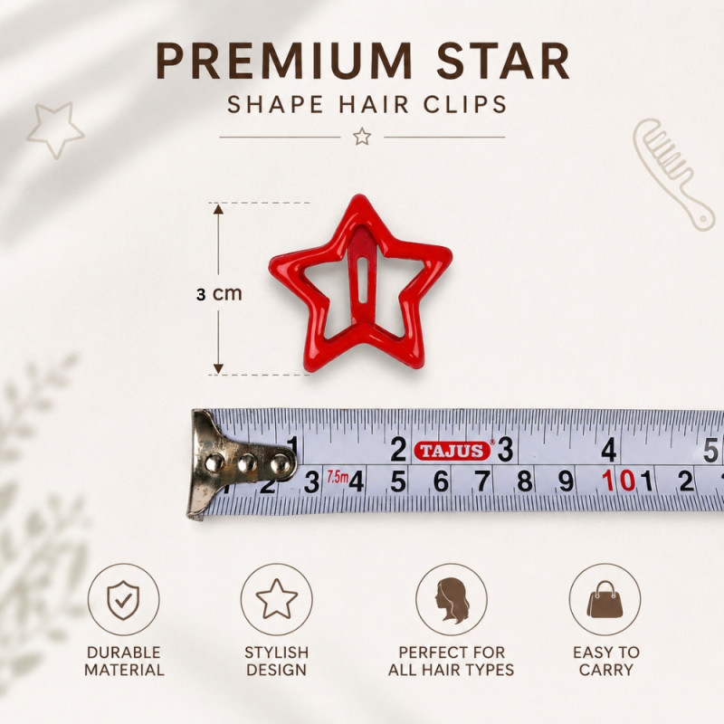 Star Hair Clips