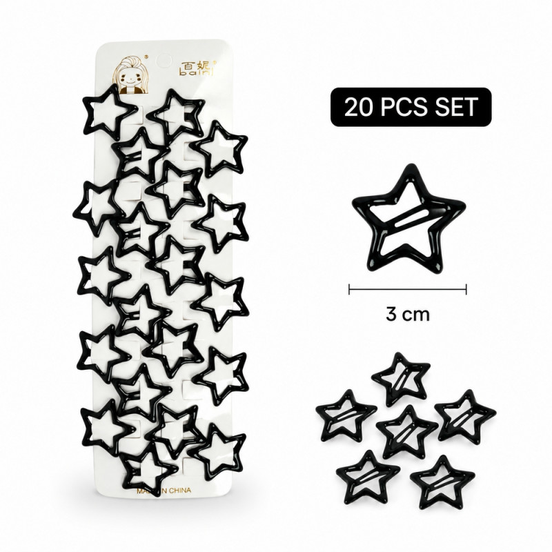 Star Hair Clips