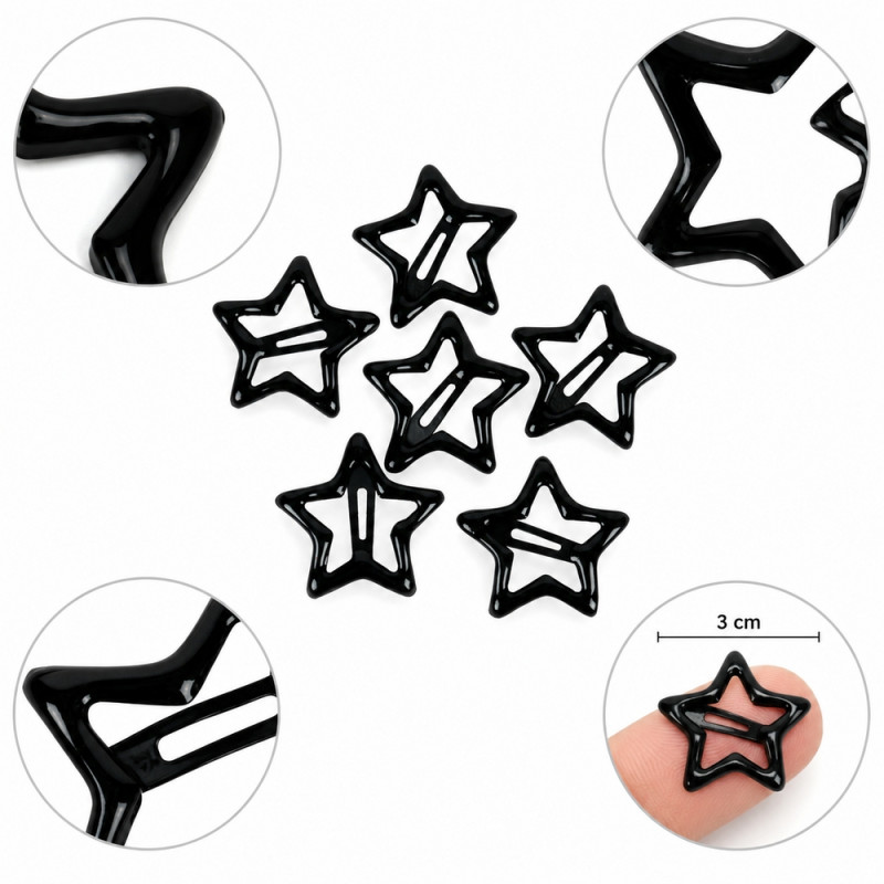 Star Hair Clips