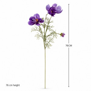 Amethyst Touch Artificial Flower Designed for Home Décor & Event Styling – Purple (H-76)