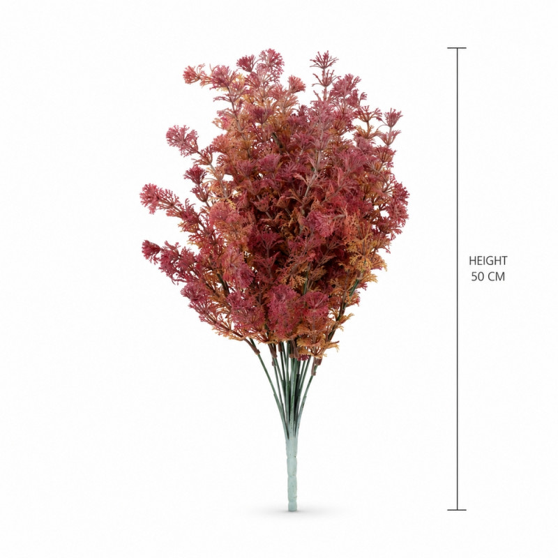 Ideal Find Artificial Plant Grass Bundle Designed for Home Décor &amp; Event Styling – Mauve